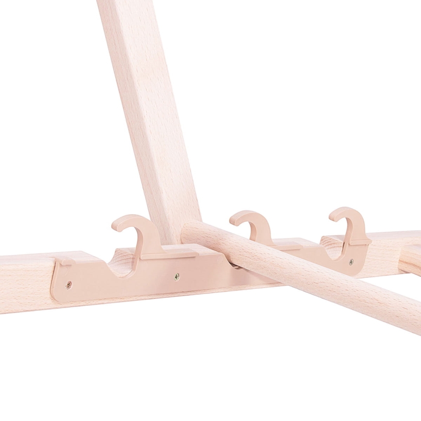 Dārza sauļošanās krēsls dzeltena/balta/buka