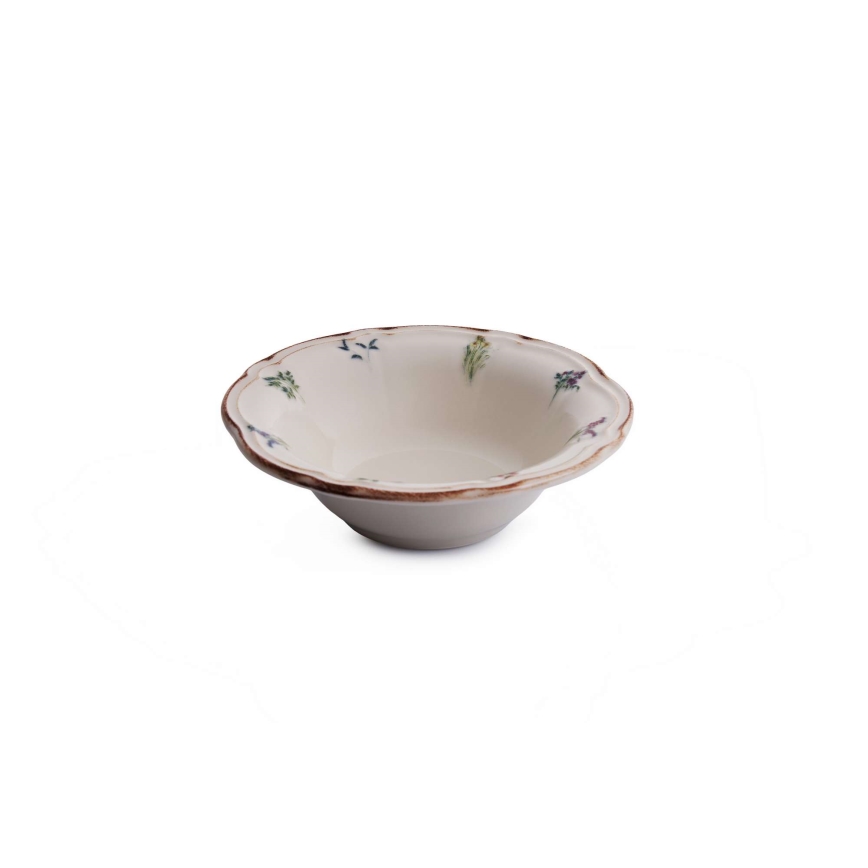 Daudzkrāsains 24 daļu porcelāna trauku komplekts