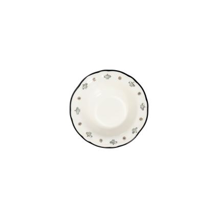 Daudzkrāsains 24 daļu porcelāna trauku komplekts