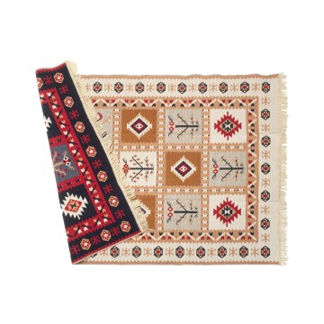 Daudzkrāsains divpusējs orientālais paklājs KILIM GOLD 60x120 cm