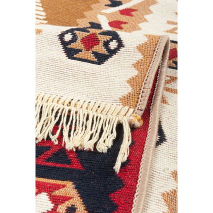 Daudzkrāsains divpusējs orientālais paklājs KILIM GOLD 60x120 cm