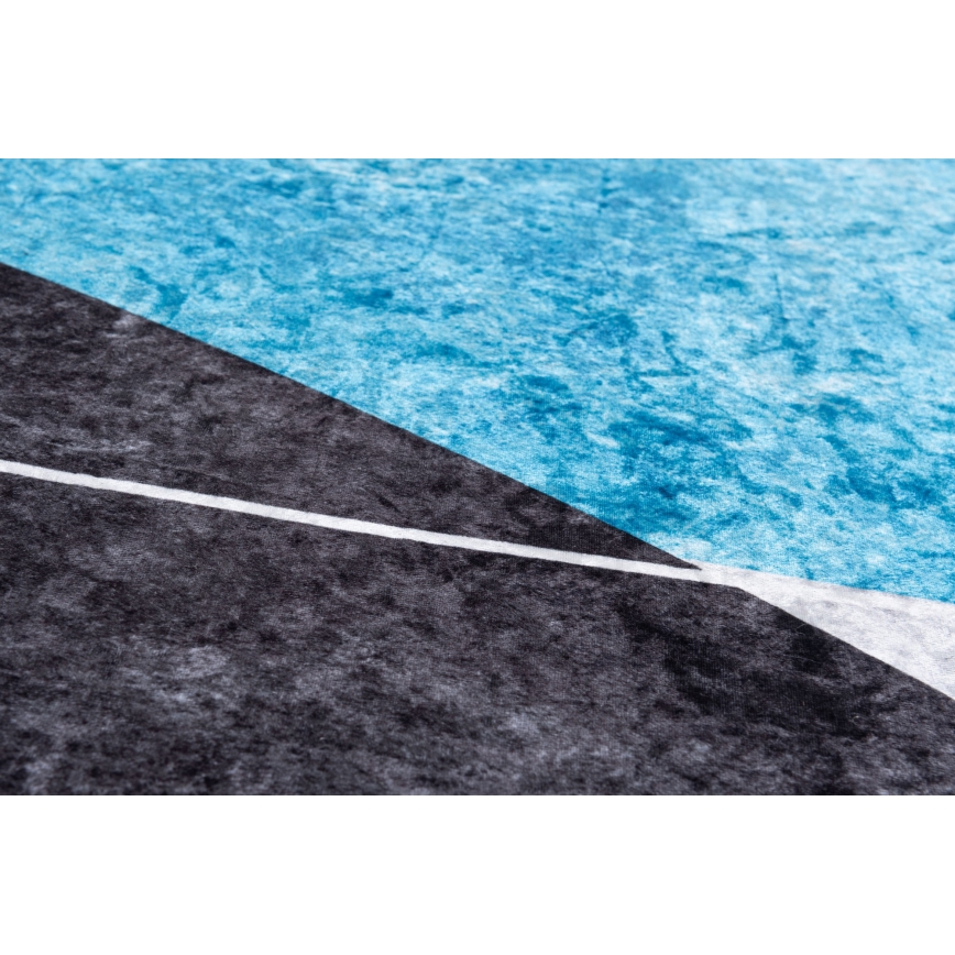 Daudzkrāsains neslīdošs paklājs PRINT SHINE 160x230 cm