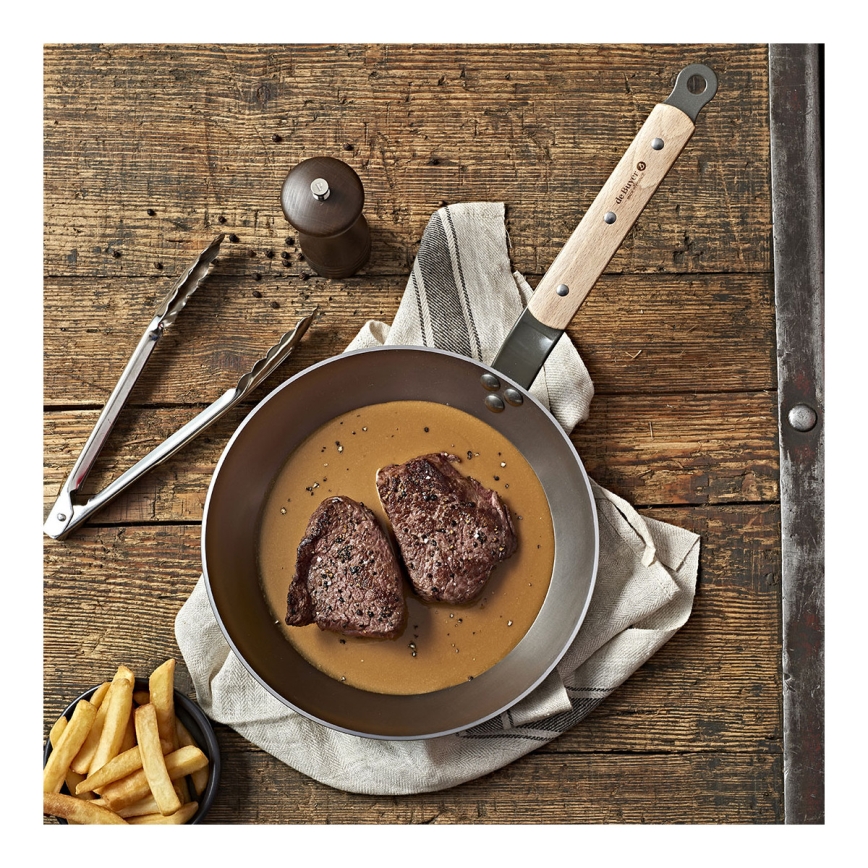 De Buyer 5710.28 - MINERAL B BOIS 28 cm tērauda panna