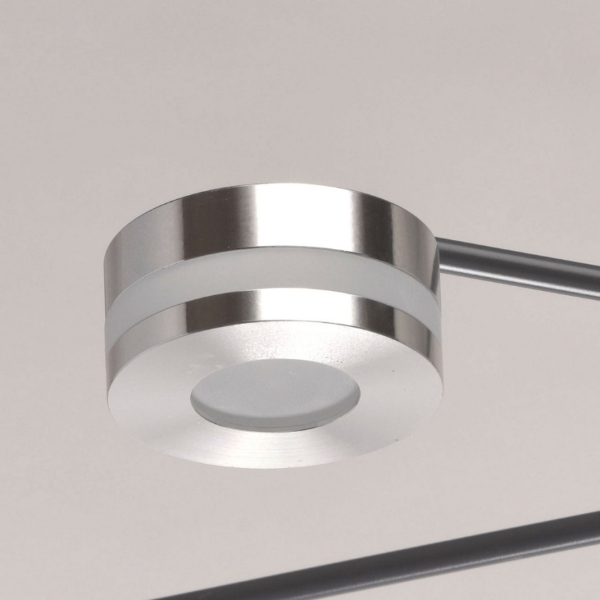 De Markt - LED Piestiprināma lustra BLACK 6xLED/5W/230V