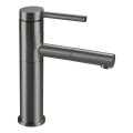 Deante BGE_D22M - Izlietnes jaucējkrāns ar izvelkamu izsmidzinātāju ORA 22,9 cm, titāna apdare