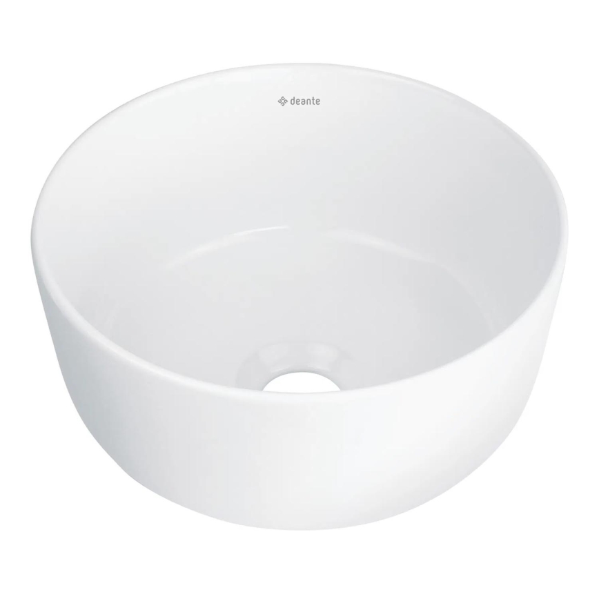 Deante CDJ_6U2S - Galda virsmas izlietne JASMIN d. 28 cm keramika/balta