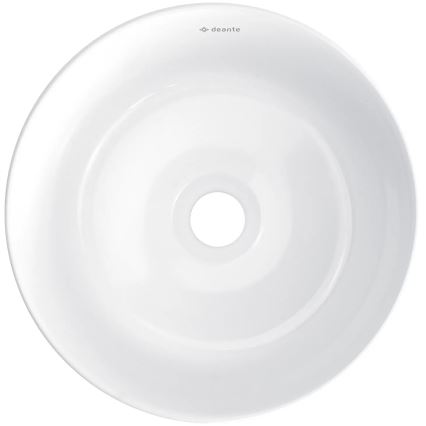 Deante CDJ_6U2S - Galda virsmas izlietne JASMIN d. 28 cm keramika/balta