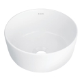 Deante CDJ_6U2S - Iebūvējams izlietne JASMIN, diametrs 28 cm, keramika/balts