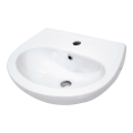 Deante CDJ_6U4W - Sienas piestiprināma izlietne ar atveri JASMIN 45,7x36,4 cm keramika/balta