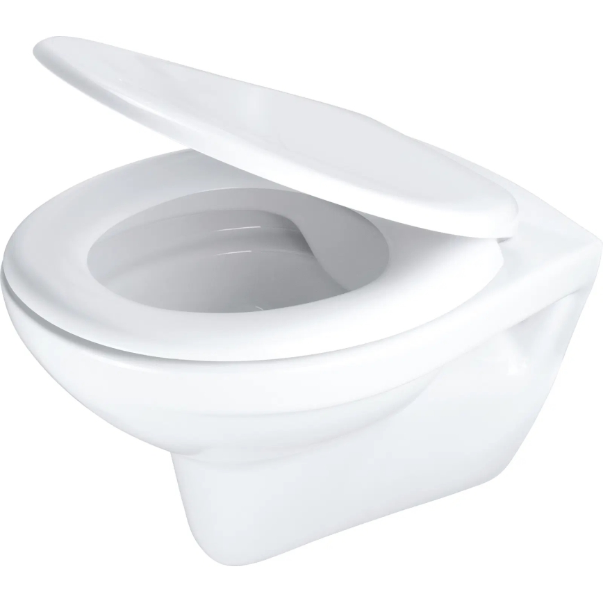Deante CMOD6SPW - sienas WC ar SoftClose sēdekli BORO keramika/balta