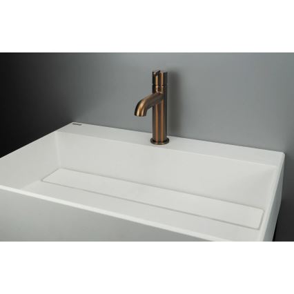 Deante CQR_AU6M - Galda virsmas izlietne CORREO 40x60 cm granīts/alabastrs