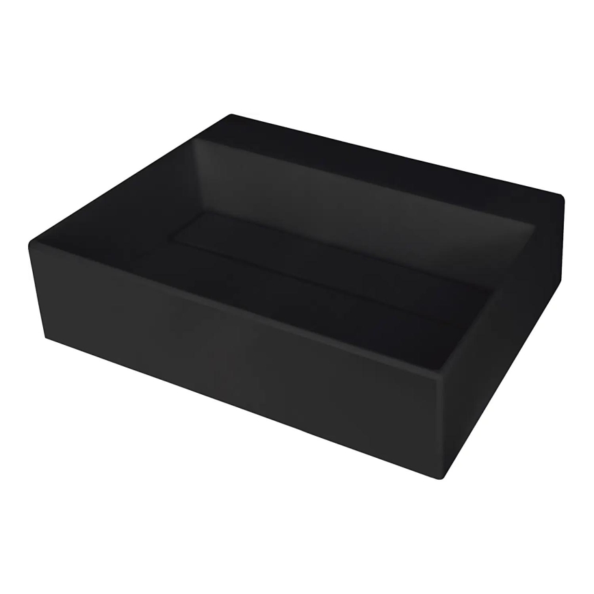 Deante CQR_NU5M - Galda virsmas izlietne CORREO 40x50 cm granīts/melna