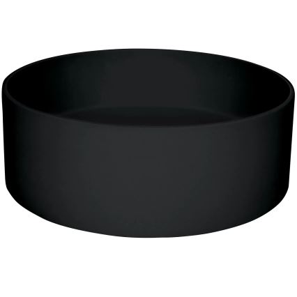 Deante CQS_NU4S - SILIA virsmas uzliekamā izlietne Ø 36 cm, granīts/melna