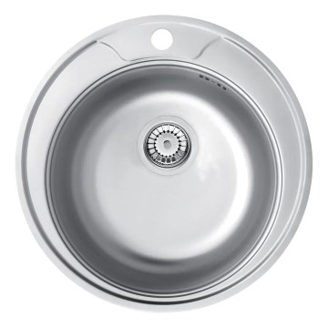 Deante ZHC_0813 - Virtuves izlietne TWIST d. 49 cm satīna
