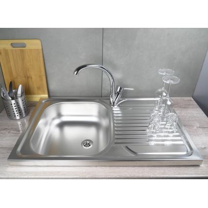 Deante ZM5_3110 - Virtuves izlietne TANGO 50x80 cm decor