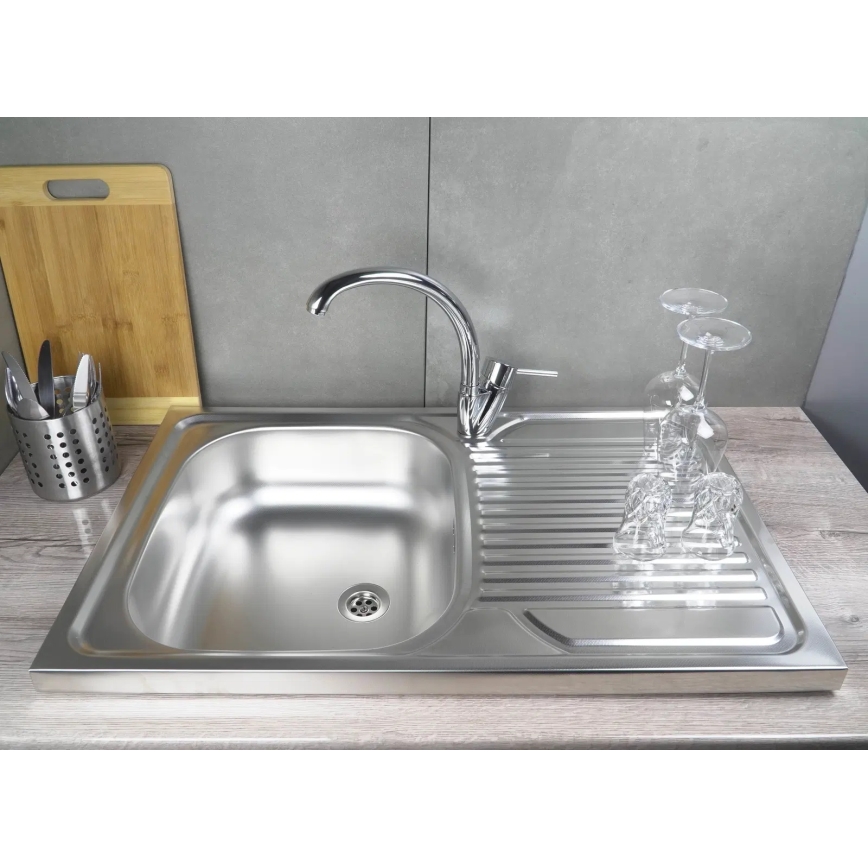 Deante ZM5_3110 - Virtuves izlietne TANGO 50x80 cm decor