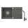Deante ZQZVT113 - Virtuves izlietne ZORBA 76x44 cm + sink tap granīts/metālisks antracīta