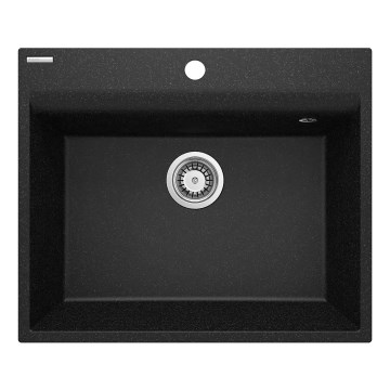 Deante ZRC_210A - Virtuves izlietne CORIO 50x60 cm granīts/grafīta