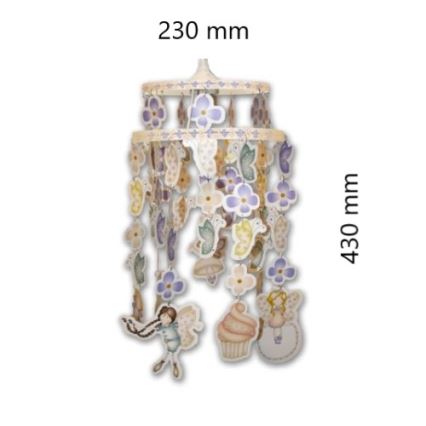 Decofun 70-114 - Bērnu abažūrs bērnu lustrai HEIRLOOM E27 430x230 mm