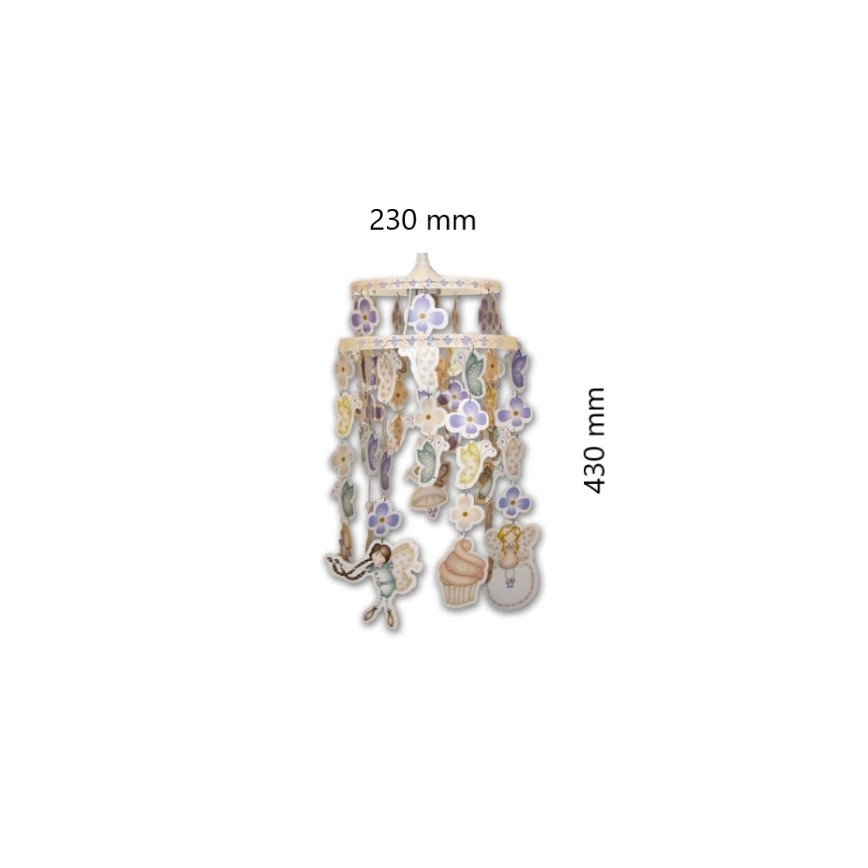 Decofun 70-114 - Bērnu abažūrs bērnu lustrai HEIRLOOM E27 430x230 mm