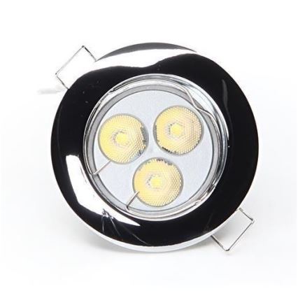 Deko-Light 120018 - Iegremdējama lampa RUND 1xGU5,3-MR16/35W/12V spīdīgi hromēts