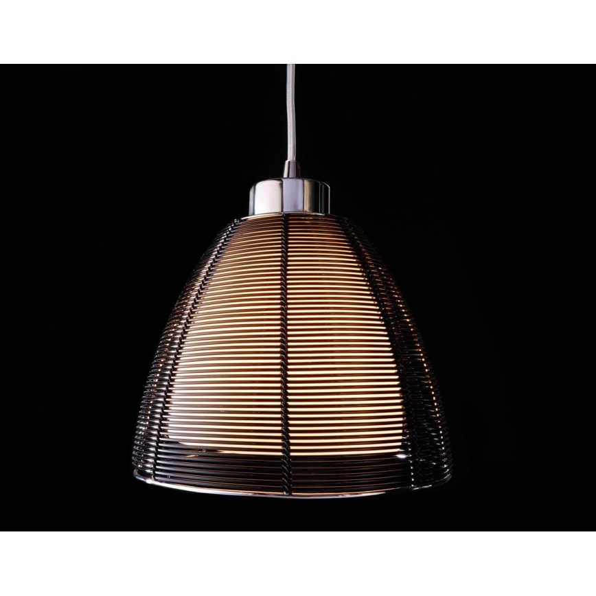 Deko-Light 342026 - Lustra ar auklu FILO 1xE27/60W/230V d. 19 cm melna