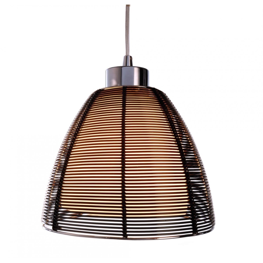 Deko-Light 342026 - Lustra ar auklu FILO 1xE27/60W/230V d. 19 cm melna