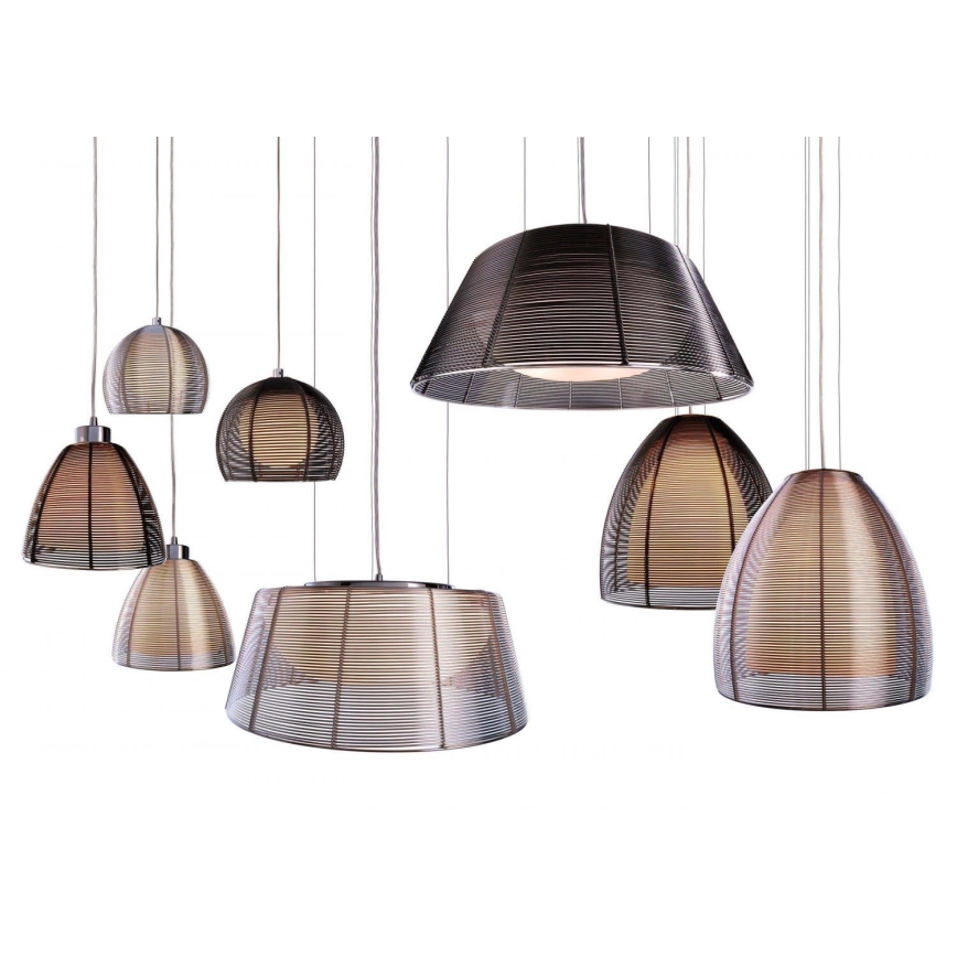 Deko-Light 342032 - Lustra ar auklu FILO 3xE27/60W/230V d. 39 cm melna