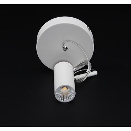 Deko-Light 348037 - LED Aptumšojama lustra ar auklu DABIH LED/7,2W/230V 3000K balta