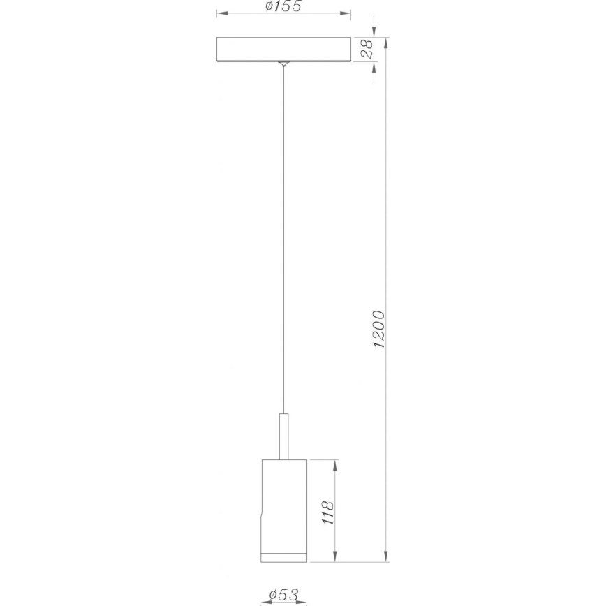 Deko-Light 348037 - LED Aptumšojama lustra ar auklu DABIH LED/7,2W/230V 3000K balta