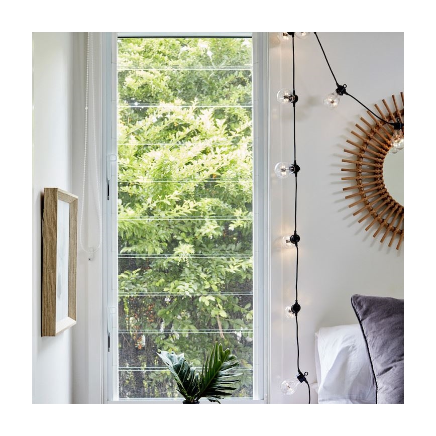Dekoratīva āra virtene GARLAND 10 m 10xE27/10W/230V IP44
