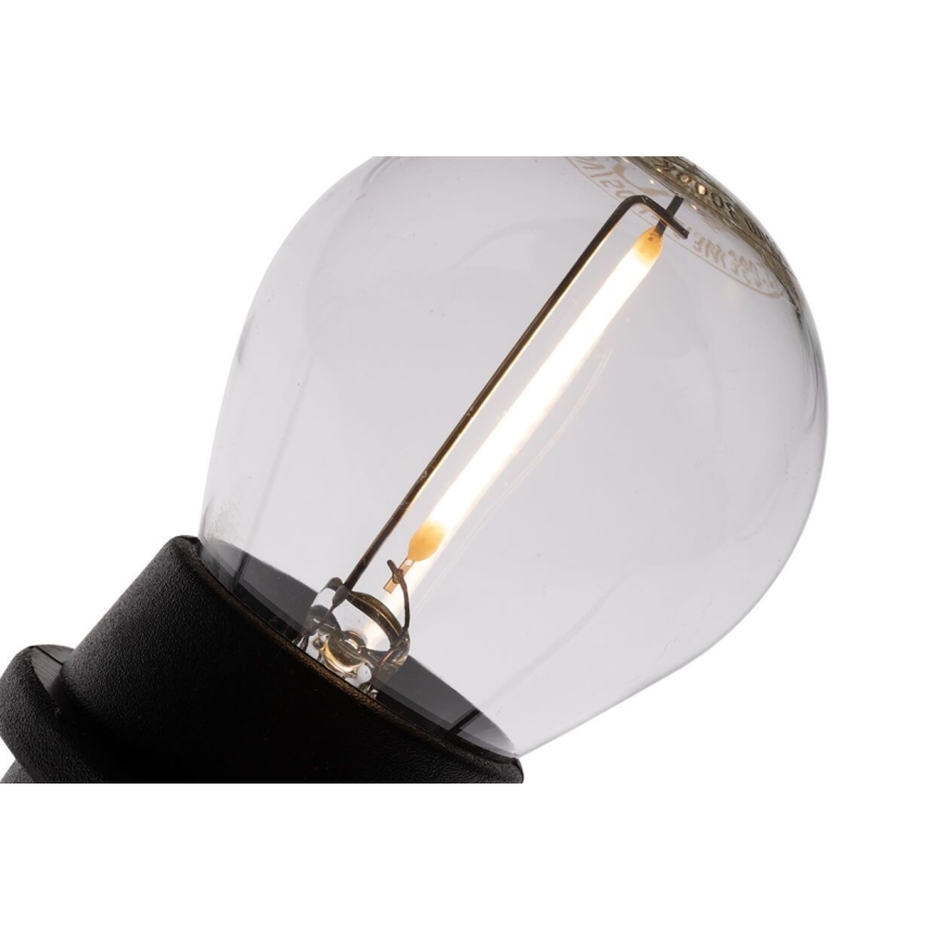 Dekoratīva āra virtene MIMOSA 20xE27/1,3W/230V IP44 20m
