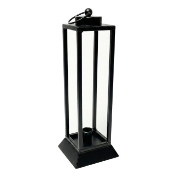 Dekoratīvā laterna HALL 34 cm melna
