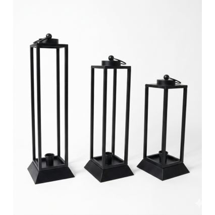Dekoratīvā laterna HALL 34 cm melna