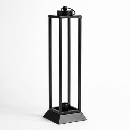 Dekoratīva laterna HALL 45,5 cm melna
