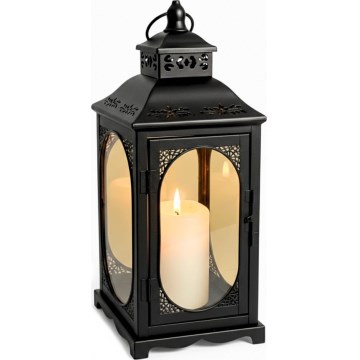Dekoratīvā laterna ROSEHILL 54,5 cm melna