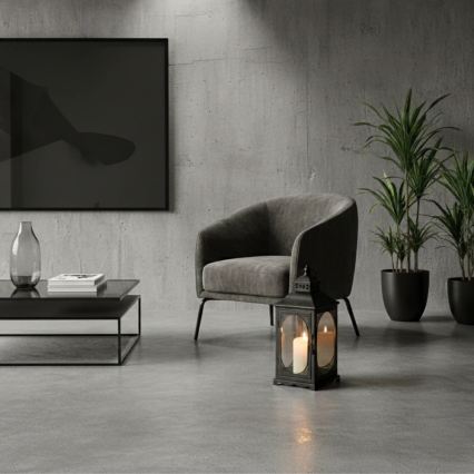 Dekoratīvā laterna ROSEHILL 54,5 cm melna