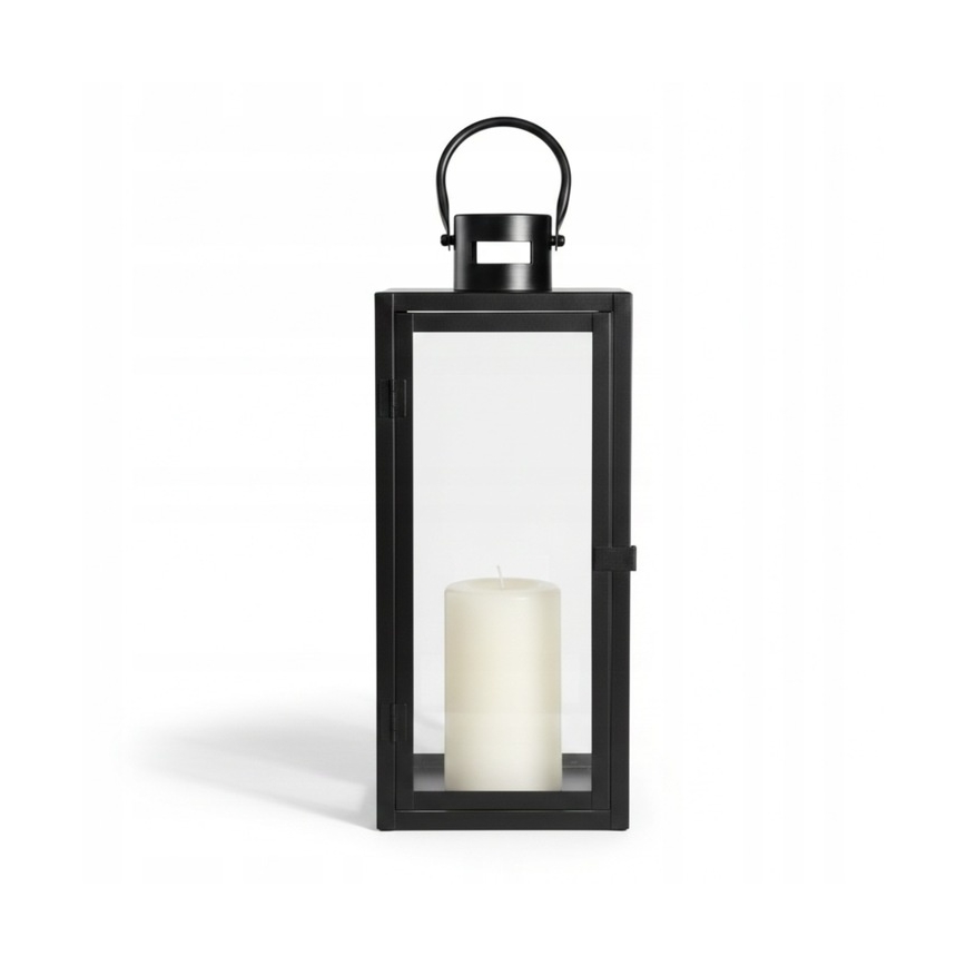 Dekoratīvā laterna TOWER 29 cm melna