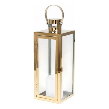 Dekoratīvā laterna TOWER 38 cm zelta