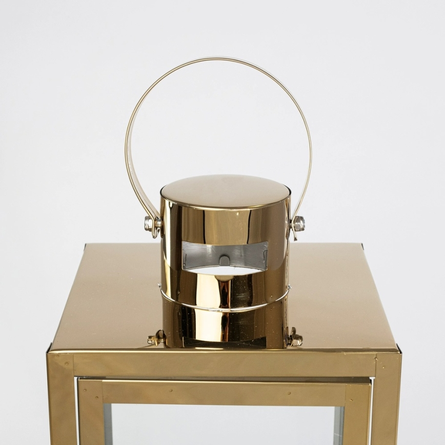 Dekoratīvā laterna TOWER 38 cm zelta