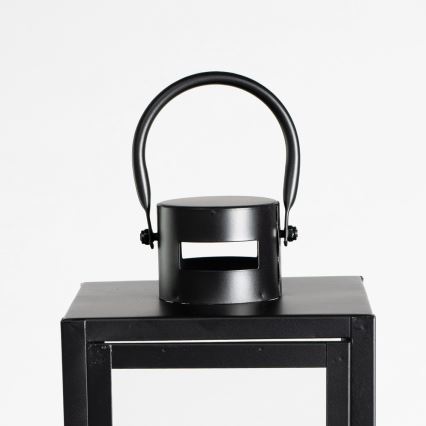 Dekoratīva laterna TOWER 49 cm melna