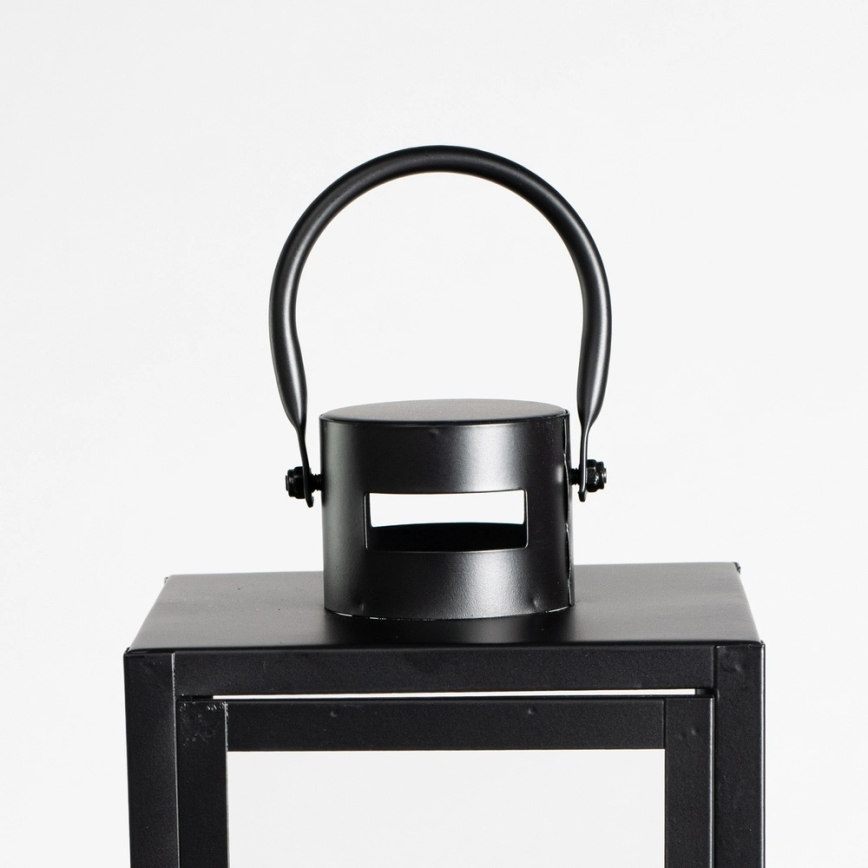 Dekoratīva laterna TOWER 49 cm melna