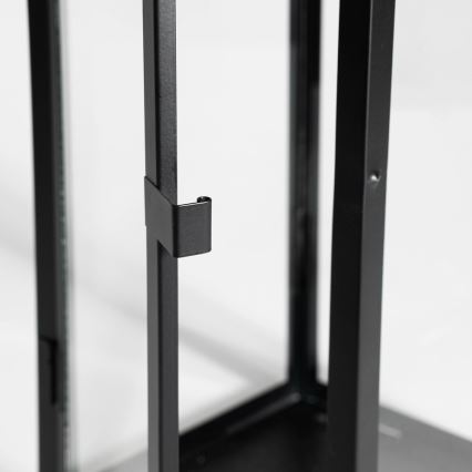 Dekoratīva laterna TOWER 49 cm melna