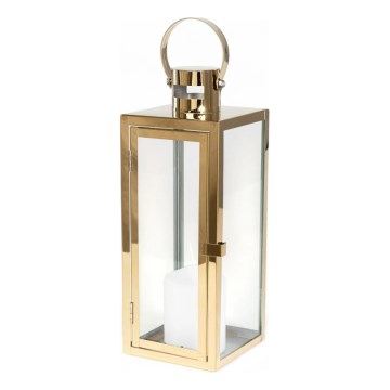 Dekoratīvā laterna TOWER 63 cm zeltaina