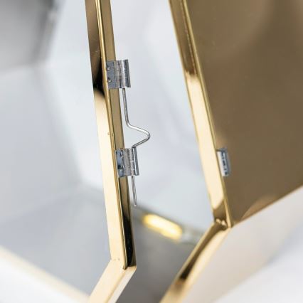 Dekoratīva zelta laterna, 43 cm