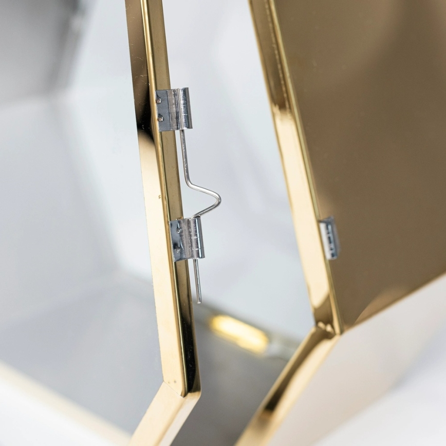 Dekoratīva zelta laterna, 43 cm