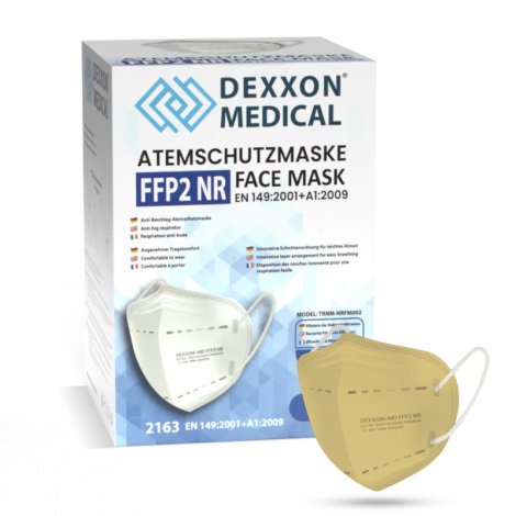 DEXXON MEDICAL Respirators FFP2 NR beišs 1gab