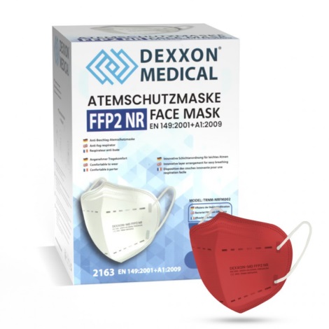 DEXXON MEDICAL Respirators FFP2 NR Sarkans 1 gab