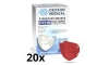 DEXXON MEDICAL Respirators FFP2 NR Sarkans 20gab