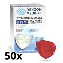 DEXXON MEDICAL Respirators FFP2 NR Sarkans 50gab
